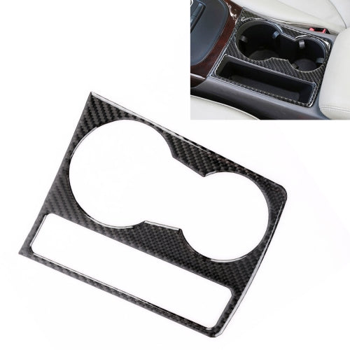 Car Carbon Fiber Water Cup Holder Decorative Sticker for Audi A4L / A5 / Q5