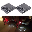 2 PCS LED Ghost Shadow Light, Car Door LED Laser Welcome Decorative Light, Display Logo for MAZDA Car Brand(Black)