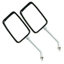 2 PCS Electromobile Plastic Shell Metal Holder Rear VIew Mirror for Suzuki