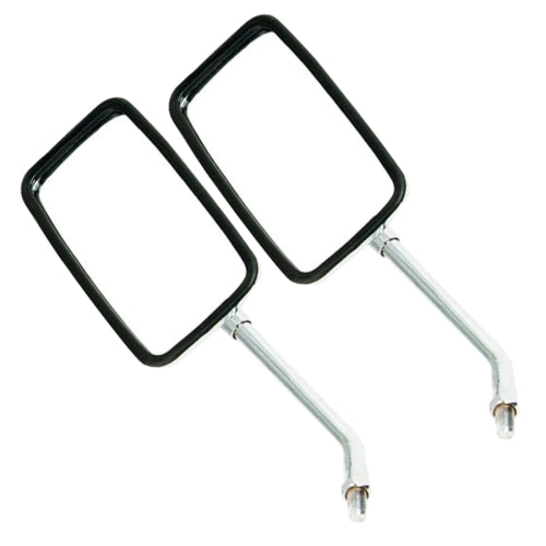 2 PCS Electromobile Plastic Shell Metal Holder Rear VIew Mirror for Suzuki