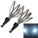 2 PCS S7 H3 40W 3200 LM 6000K IP68 Car Headlight with 2 COB Lamps and Heat Dissipation Cable, DC 9-30V(White Light)
