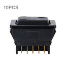 10 PCS Car Auto Universal DIY 5 Pin Boat Cap OFF- ON Push Button