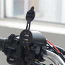 Motorcycle Faucet Waterproof 12-24V 2.1A Dual USB Charger Adapter