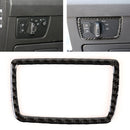 Car Carbon Fiber Headlight Adjustment Frame Decorative Sticker for Volkswagen New Magotan