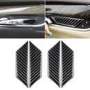Car Carbon Fiber Door Inner Wrist Decorative Sticker for Cadillac XT5 2016-2017