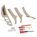 4 PCS Door Handle Window Switch Panel Interior Door Handle 51417225875 / 51417225853 / 51417225854 for BMW 5 Series