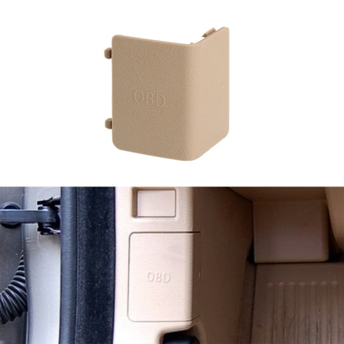 Car Diagnostic Plug Cover OBD Panel Decorative Cover 51437147538 for BMW E90 2005-2012(Beige)