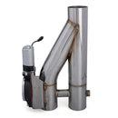 CNSPEED Y Shape 2 In 1 Car Remote Control Electric Exhaust Valve Pipe, Size: 2.25 inch