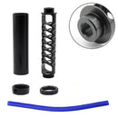 10 inch Car Fuel Filter Gasoline Filter for Napa 4003 WIX 24003 1/2-28 inch Air Filter (Black)