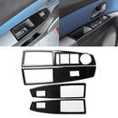 Car Carbon Fiber Window Lift Switch Panel Decorative Sticker for Chevrolet Cruze 2009-2015, Left Drive