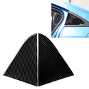 Car Carbon Fiber Rear Triangle Glass Decorative Sticker for Chevrolet Cruze 2009-2015, Left and Right Drive Universal