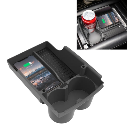 Car Qi Standard Wireless Charger 10W Quick Charging for Tesla Model X S 2016.10 later, Left Driving