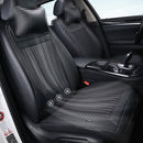 Car 12V Cushion Summer USB Breathable Ice Silk Seat Cover, Three Fans + Ventilation and Refrigeration (Black)