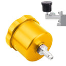XH-BK017 Car Racing Drift Modified Aluminum Alloy CNC Competitive Hydraulic Handbrake Oil Tank Pot (Gold)