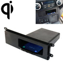 Car Qi Standard Wireless Charger 10W Quick Charging for Mitsubishi PAJERO 2017-2018, Left Driving