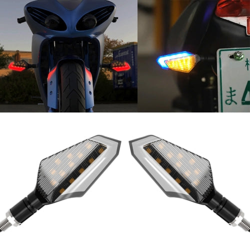 2 PCS DC 12V Motorcycle Daytime Turn Running Light (Red Light)