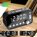 DAB-A1 European Version Large Screen DAB & FM Alarm Clock Radio with Dual USB Interface