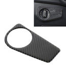 Car Carbon Fiber Headlight Switch Panel Decorative Sticker for Volkswagen Tiguan L, Low Configuration