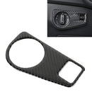 Car Carbon Fiber Headlight Switch Panel Decorative Sticker for Volkswagen Tiguan L, High Configuration