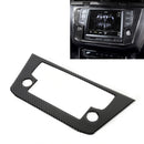 Car Carbon Fiber Navigation Frame Decorative Sticker for Volkswagen Tiguan L, Low Configuration