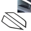 Car Carbon Fiber Dashboard Air Outlet Frame Decorative Sticker for Volkswagen Tiguan L