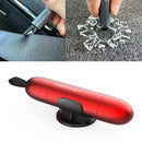 2 in 1 Car Multifunctional Safety Rescue Hammer Life Saving Escape Emergency Hammer Seat Belt Cutter Window Glass Breaker (Red)