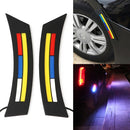 Car Wheel Eyebrow Light Anti-collision Lamp Silicone Warning Light Turn Signal Light