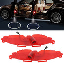 2 PCS DC12V 2W Car Door Logo Light Brand Shadow Lights Courtesy Lamp for Hyundai New SantaFe 2013-2015
