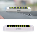WK WT-SP05 Soft Magnetic No Glue Luminous Digital Temporary Parking Card Car Sticker (White)