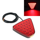 DC12V 1W Car Triangle Highlight Brake Lights Reversing Light with 20LEDs SMD-3528 (Red)