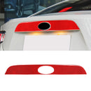 Car Carbon Fiber Rear Logo Decorative Strip for Subaru BRZ / Toyota 86 2013-2020, Left and Right Drive Universal(Red)