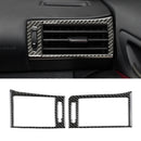 Car Carbon Fiber Left and Rght Air Outlet Decorative Sticker for Lexus IS250 2013-, Left Drive