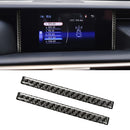 Car Carbon Fiber Navigation Decorative Sticker for Lexus IS250 2013-, Left Drive