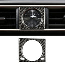 Car Carbon Fiber Clock Box Decorative Sticker for Lexus IS250 2013-, Left Drive