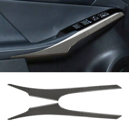 Car Carbon Fiber Door Decorative Strip for Lexus IS250 2013-, Left Drive