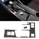 Car Carbon Fiber Gear Position Panel Decorative Sticker for Lexus IS250 2013-, Left Drive A Style