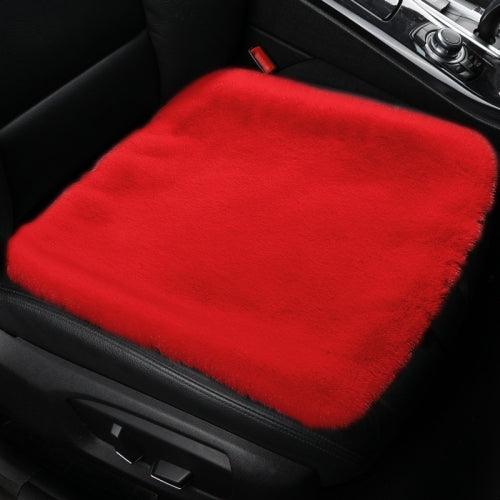 Car Winter Plush Seat Heater Cushion Warmer Cover Warm Mat (Red)