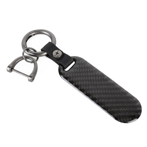 Car Carbon Fiber Keychain