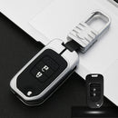 Car Luminous All-inclusive Zinc Alloy Key Protective Case Key Shell for Honda B Style Folding 2-button (Silver)