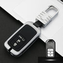 Car Luminous All-inclusive Zinc Alloy Key Protective Case Key Shell for Honda F Style Smart 3-button (Silver)