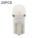 20 PCS T10 DC12V / 0.25W / 6500K / 20LM Car Round Head Plug-in Bubble Reading Light with 1LEDs SMD-3030 Lamps