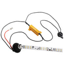 12W DC 12V Car LED Built-in Daily Running Water Turn Signal / Wheel Eyebrow Light for Jeep Wrangler JL 2018