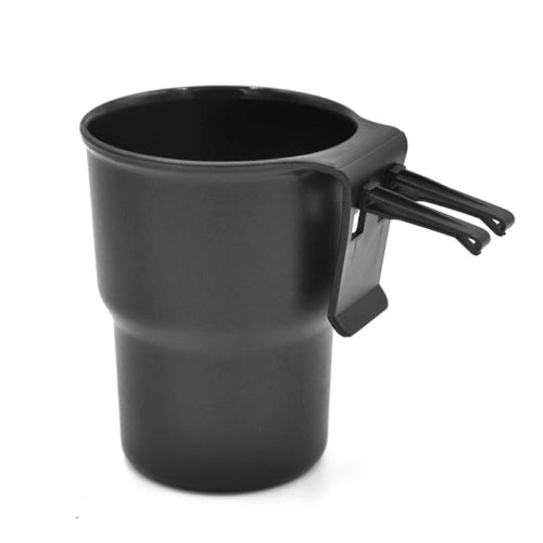 Multifunctional Car Water Cup Holder Hanging Storage Box Mobile Phone Holder Air Outlet Trash Can (Black)