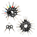 39 in 1 Car Plug Circuit Board Wire Harness Terminal Extraction Pick Connector Crimp Pin Back Needle Remove Tool