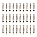 30 PCS VT-002 Bicycle Detachable French Valve Core Style: Reticulated