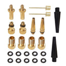 2 Sets (24 in 1 ) Inflator Adapter French Mouth / US Mouth / UK Mouth Inflation Needle Adapter