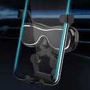 Car Air Outlet Rotating Mobile Phone Holder Navigation Bracket (Black)