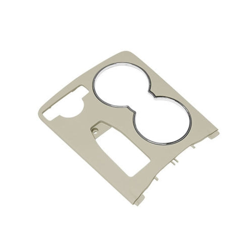 Car Central Control Storage Box Round Cover 2046800107 for Mercedes-Benz C-Class W204 2007-2014, Left Driving (Beige)