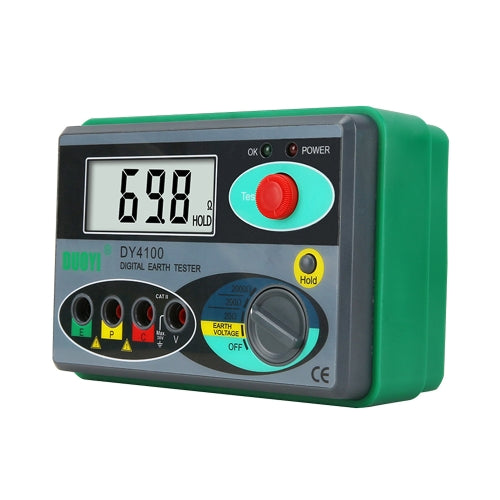 DUOYI DY4100 Car High-precision Digital Ground Resistance Meter Resistance Tester