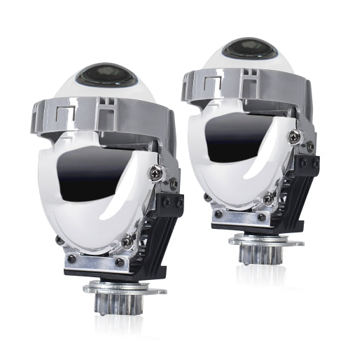 1 Pair RX9 3 inch Car LED Bifocal Lens Headlight Projector Lens Headlight for Left Driving